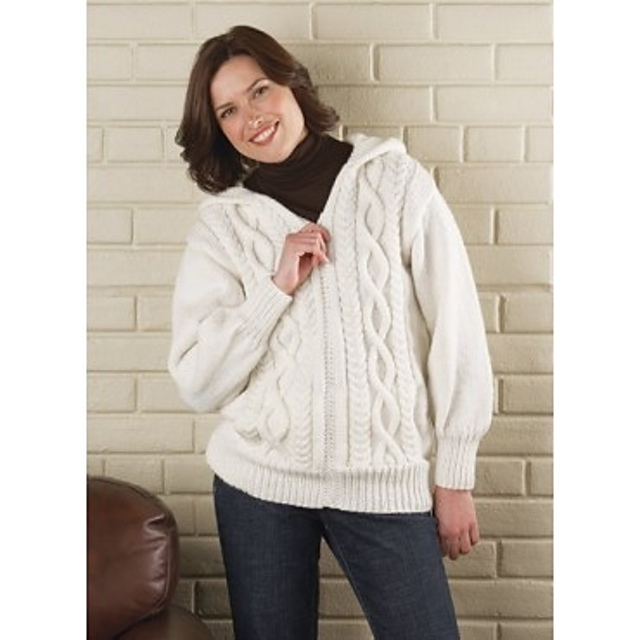 Aran Hooded Jacket #99399