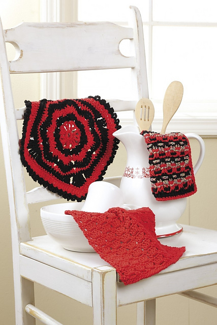 Dramatic Dishcloths: Basketweave