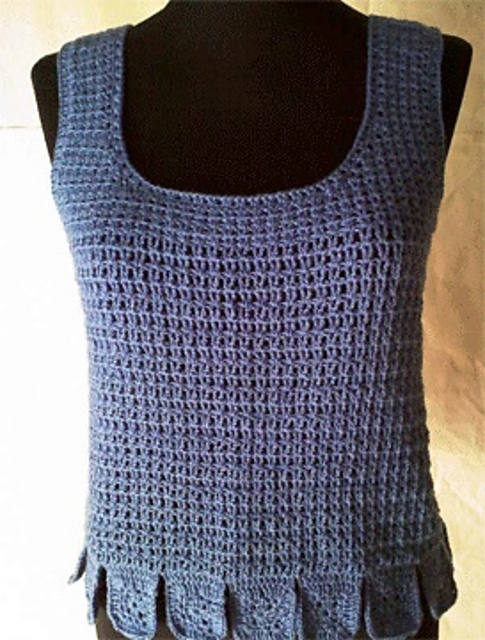 Crocheted Flippy Top
