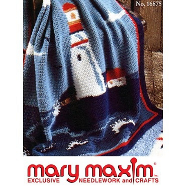 Ravelry Lighthouse Afghan (Crochet) pattern by Mary Maxim