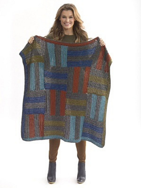 Neck's Best Thing Color Blocks Afghan