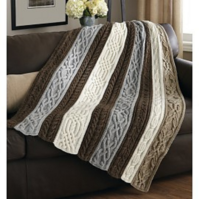 Cables & Twists Throw