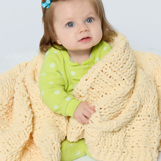 Knit Soft Baby Blanket