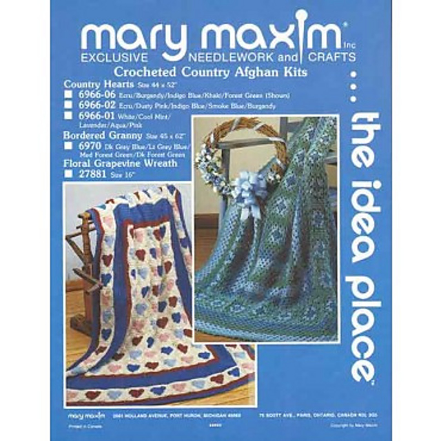 Country Hearts Afghan #6966