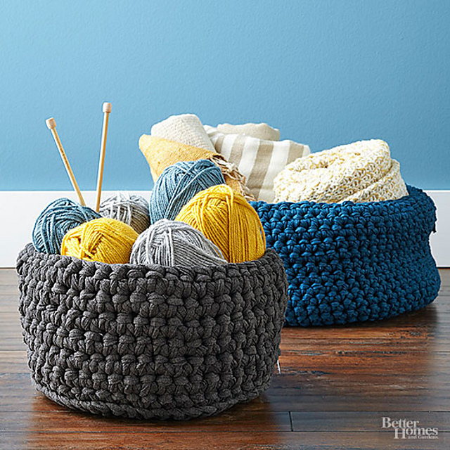 Slouchy Crochet Basket