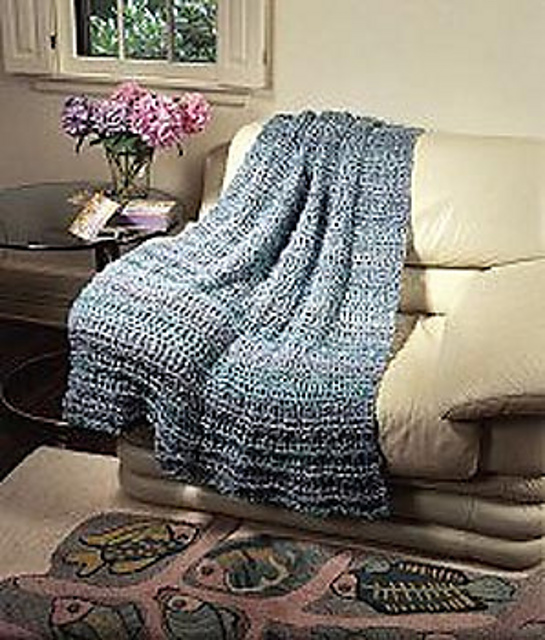 Waterfall Throw (Knit)