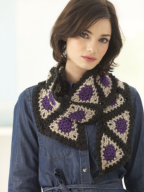 Granny Triangles Scarf