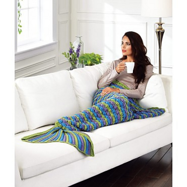 Mermaid Tail Throw Adult