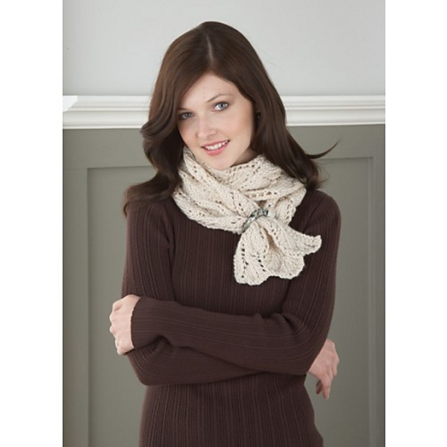 Lacy Leaf Scarf No. 99799P