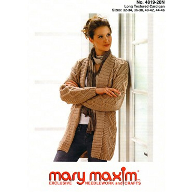 Long Textured Cardigan