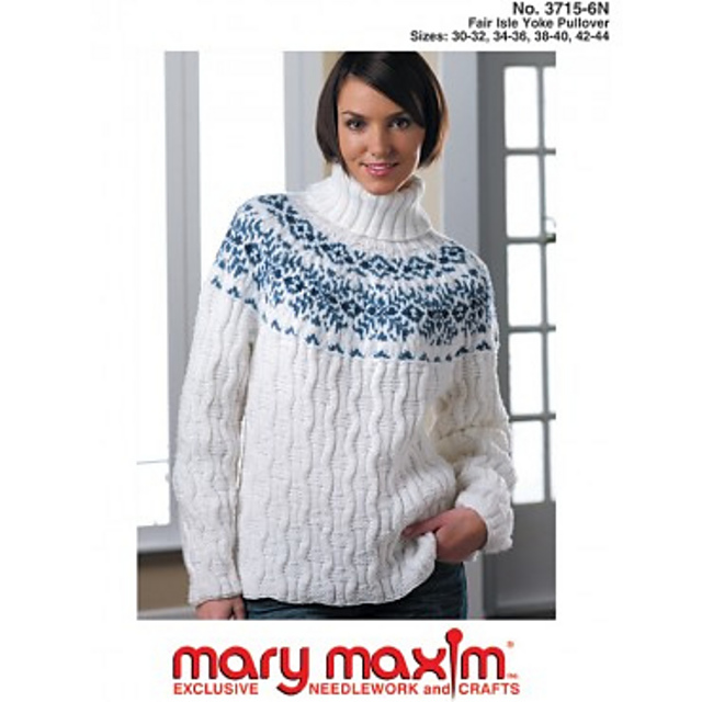 Fair Isle Yoke Pullover