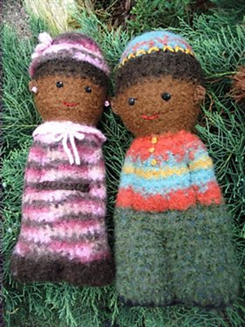 Felted Comfort dolls