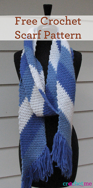Retro Striped Scarf
