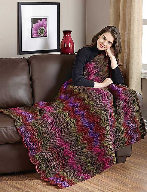 Paneled Lace Throw