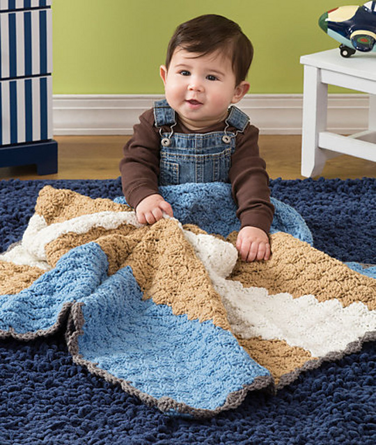 Little Hootie Baby Shells Blanket