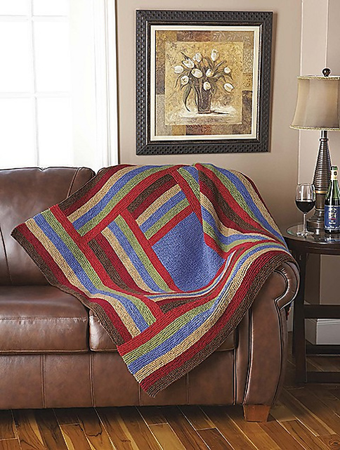 Log Cabin Throw