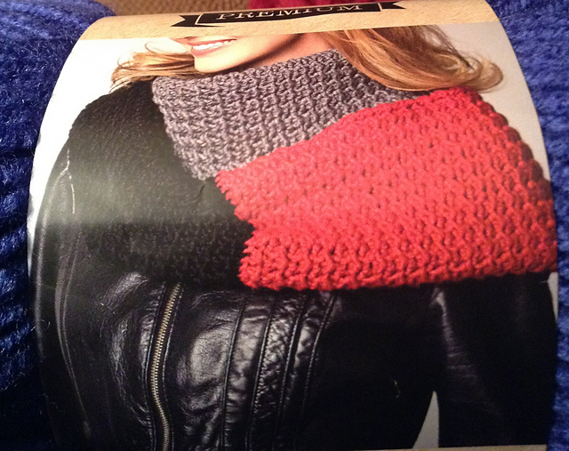 Crunchy Stitch Loop Scarf