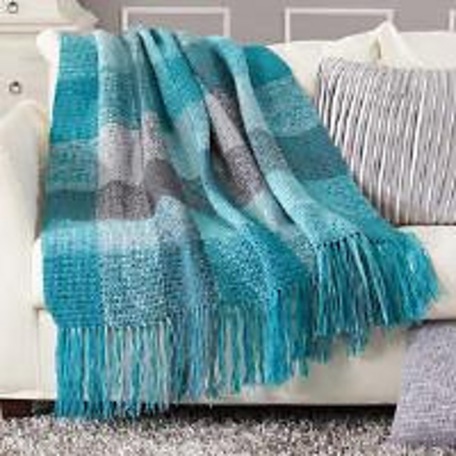 Stormy Skies Plaid Blanket