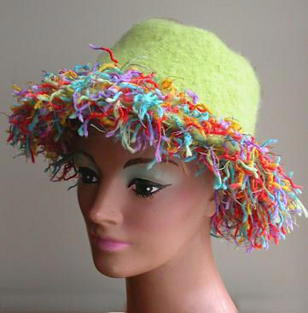 Felted Hat with Wide Brim