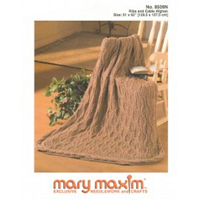 Ribs and Cable Afghan