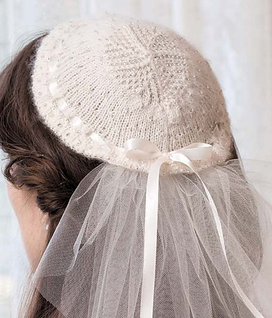 Beaded Wedding Set: Veil