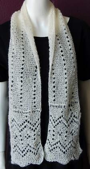 Kid Merino Shetland Lace Scarf