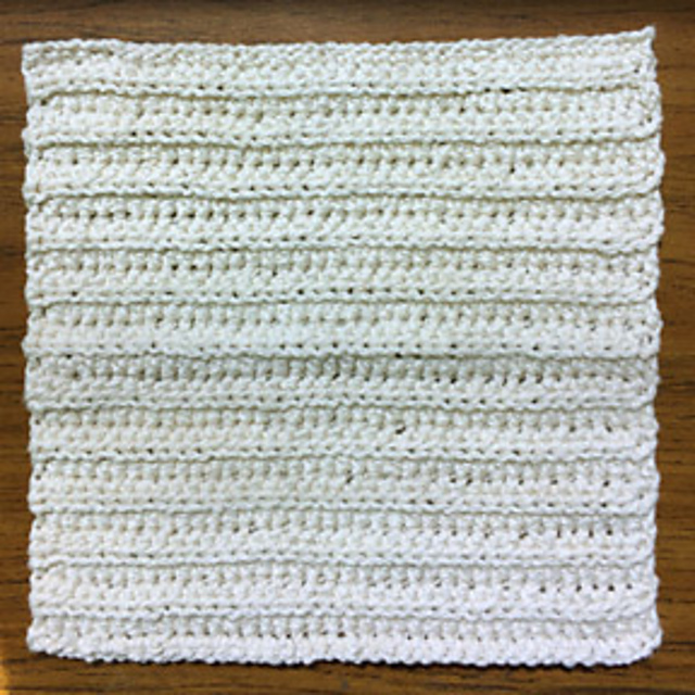 C & G Crocheted Washcloth
