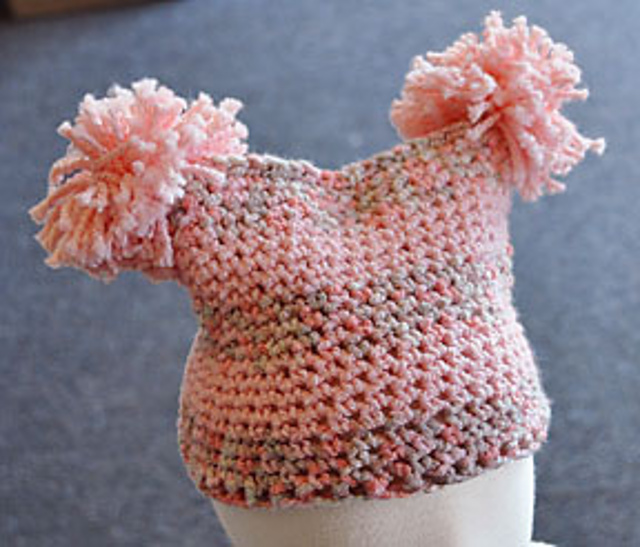 Pom-Pom Baby Hat