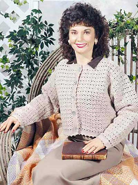 Picot Cardigan