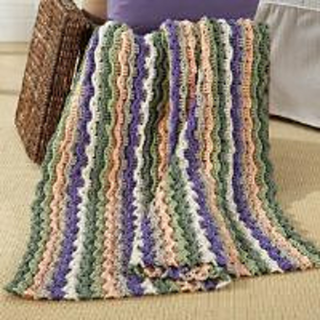 Soft Petals Afghan