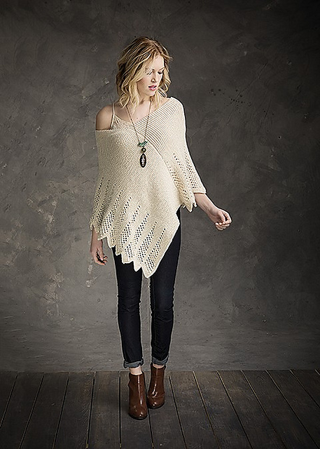 Rectangular Lace Poncho