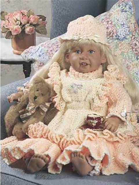 Peaches and Cream Pinafore Outfit