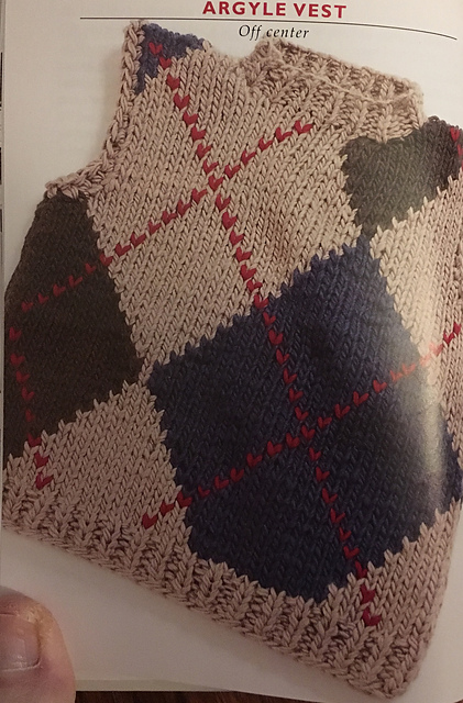 Argyle Vest: Off Center