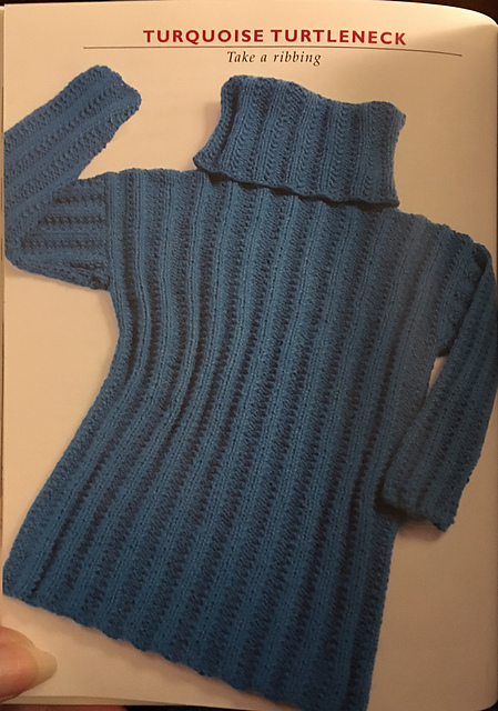 Turquoise Turtleneck: Take a Ribbing