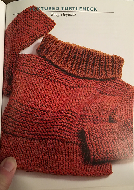 Textured Turtleneck: Easy Elegance