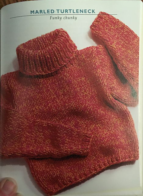Marled Turtleneck: Funky Chunky