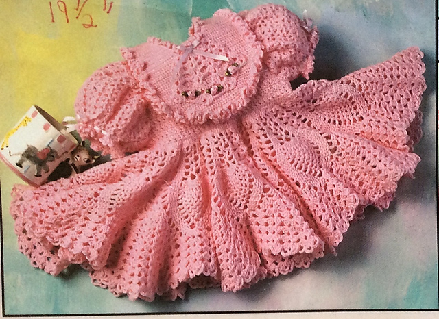 Pink dress and bib