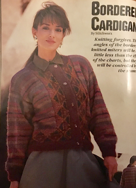 Bordered Cardigan
