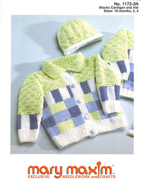 Blocks Cardigan & Hat