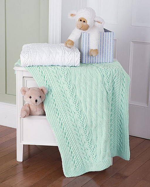 Cozy Cables for Baby Blanket