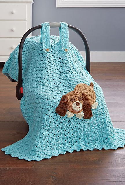 Puppy Snuggles Car Seat Cover