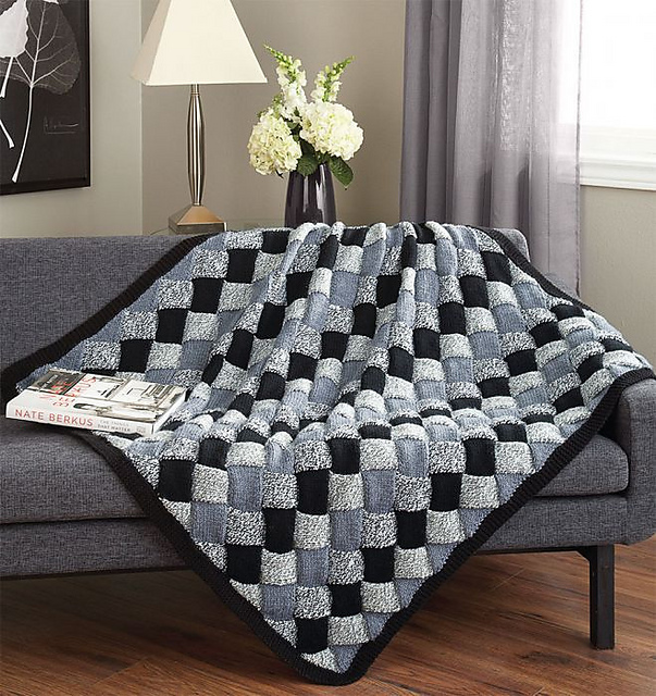 Ragg Entrelac Throw #98381