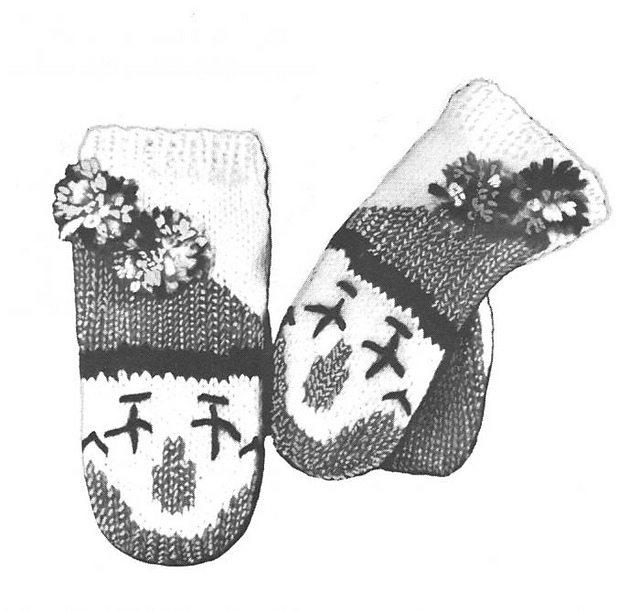 Maxie The Clown Fun Mittens