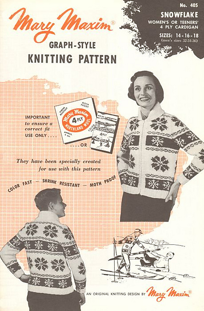 Snowflake Womans & Teeners Cardigan #405