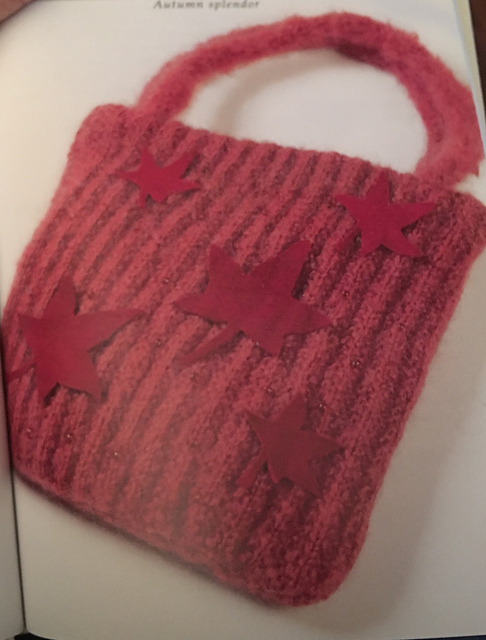 Leaf Appliqué Handbag: Autumn Splendor