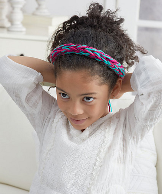 Finger Knit Headband