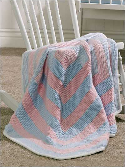 Log Cabin Baby Blanket