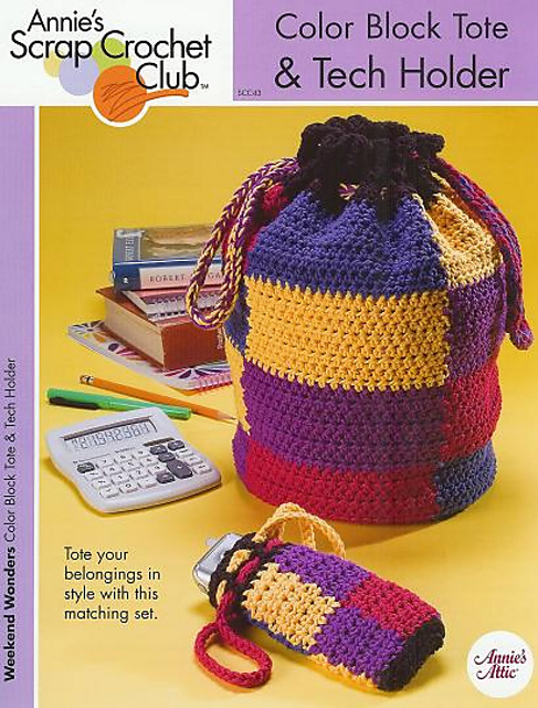 Color Block Tote & Tech Holder: Cell Phone Case