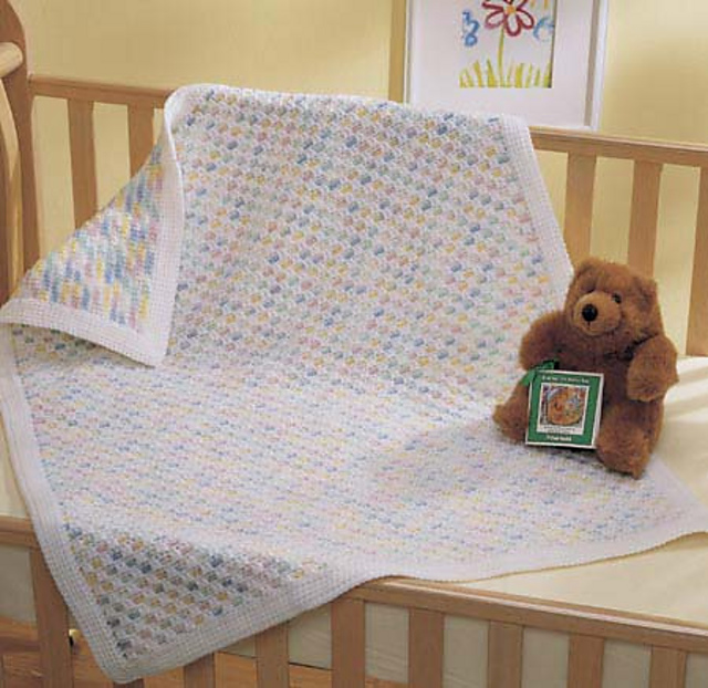 Reversible Stripes Afghan (#20-0128)