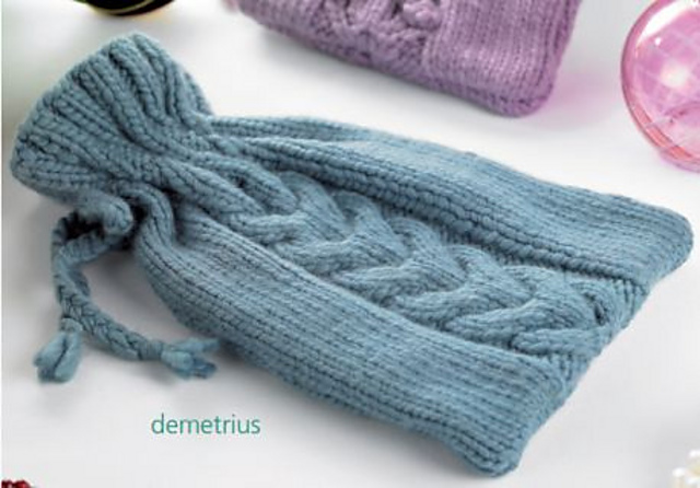His & Hers Hot Water Bottle Cozies: Demetrius
